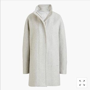Grey j crew city coat